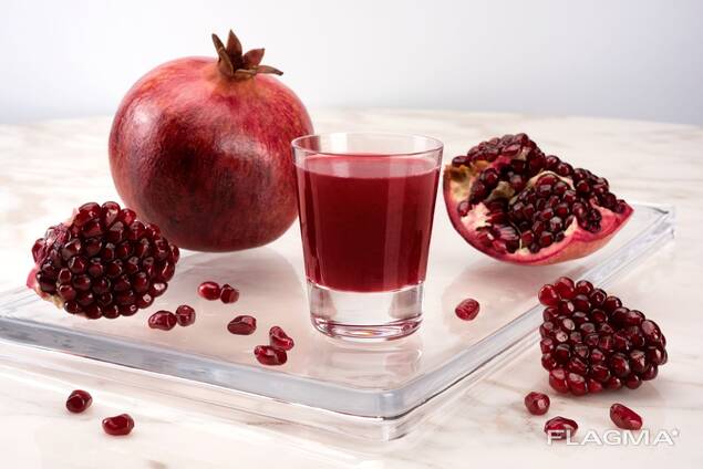 100% natural juice pomegranate