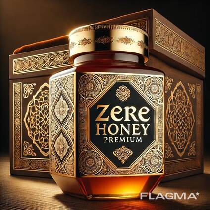100% natural mountain honey, premium grade.