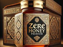 100% natural mountain honey, premium grade.