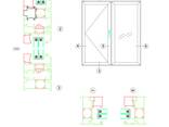 75 series system door and window aluminum profiles - фото 2