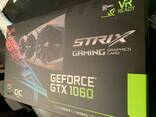 ASUS ROG GeForce GTX 1060 Strix Gaming OC Edition - photo 1