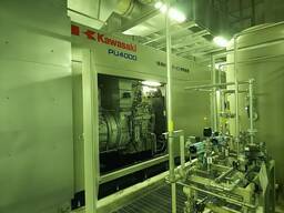 Used Kawasaki 1.5 MW gas turbine, 2006