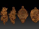 Bronze souvenirs. Statuettes, thimbles, trinkets, keychains. - photo 6