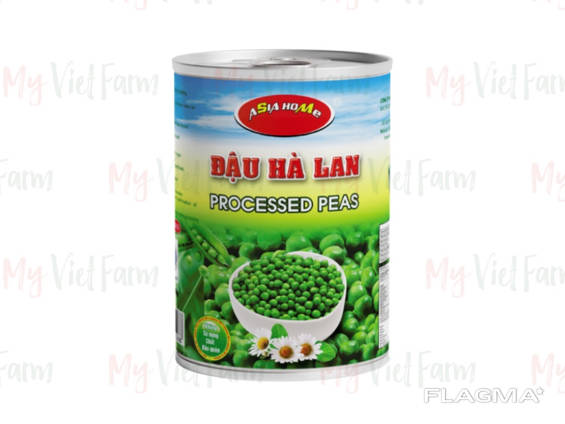 Canned Green Peas from the manufacturer