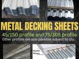 DECKING SHEETS , 45/150 Decking sheets, 75/302 Decking sheets Dubai/UAE/Oman/Qatar/Kuwait - photo 1