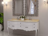Furniture set, cabinet, sink, mirror - photo 1