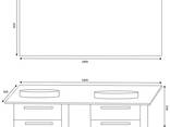 Furniture set, cabinet, sink, mirror - photo 5
