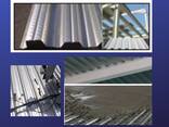 Metal building materials and sandwich panels
