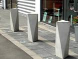 Street furniture from marble stone - photo 6