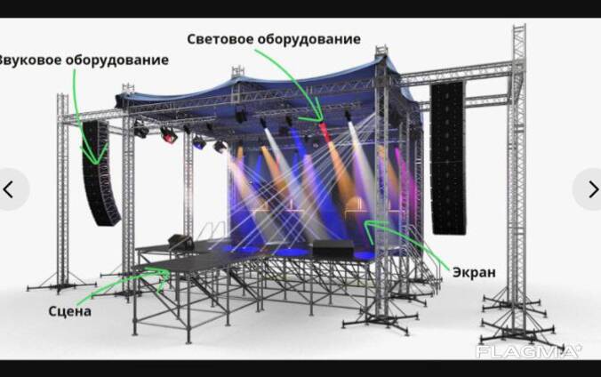 Техническое обеспечение мероприятий , звуковое и световое оборудования Дубай