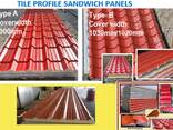 Tile profile roof sandwich panels Dubai/ UAE/ Oman/ Qatar/ Bahrain/ Saudi Arabia/ Kuwait - photo 2
